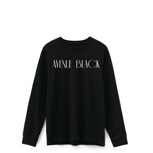 Avenue Black Supima Cotton Long Sleeve T-Shirts